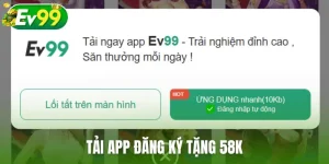 tải app đăng ký tặng 58K